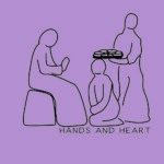 hands and heart tile